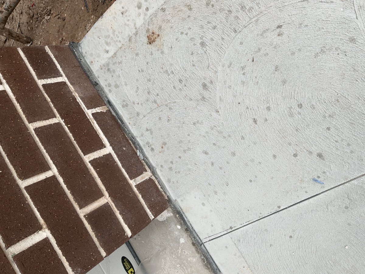 Driveway, recorded at a handover inspection in Austral